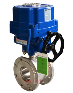防爆電動(dòng)對(duì)夾球閥