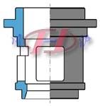 套筒半剖圖(快開(kāi))