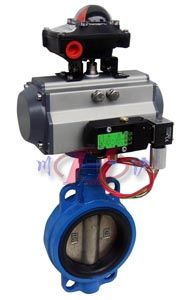 氣動(dòng)硬密封蝶閥 (對夾式)