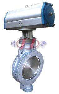 氣動(dòng)三偏心蝶閥 (對夾式)