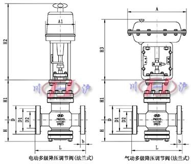 法蘭式多級(jí)降壓調(diào)節(jié)閥