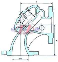 100A角式水位控制閥 (結(jié)構(gòu)圖)